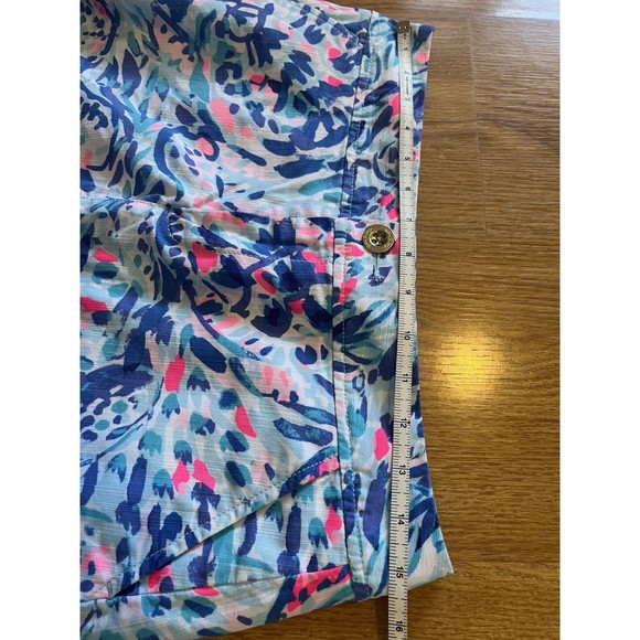 Lily Pulitzer Blue Pink Skort Size 4 - Picture 8 of 9